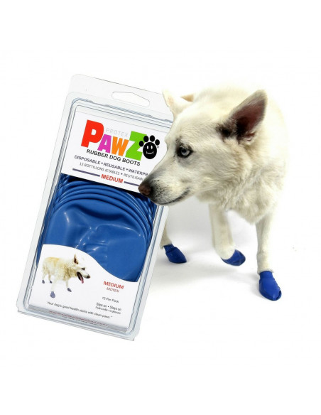 Boots Pawz Dog 12 Units Blue Size M