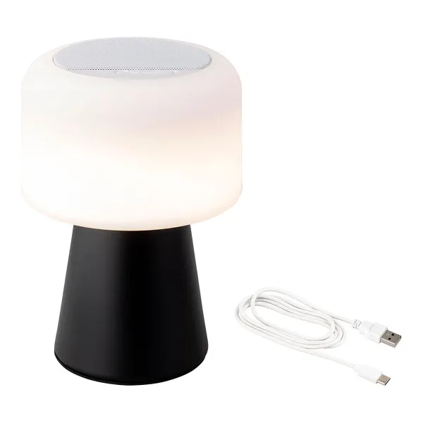 LED-pöytälamppu Lumineo 894415 Musta Ladattava