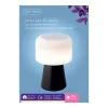 LED stalinė lempa Lumineo 894415 Juoda Įkraunamas