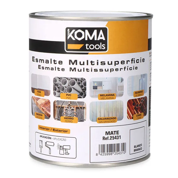 Acrylic polish Koma Tools White 750 ml Matt