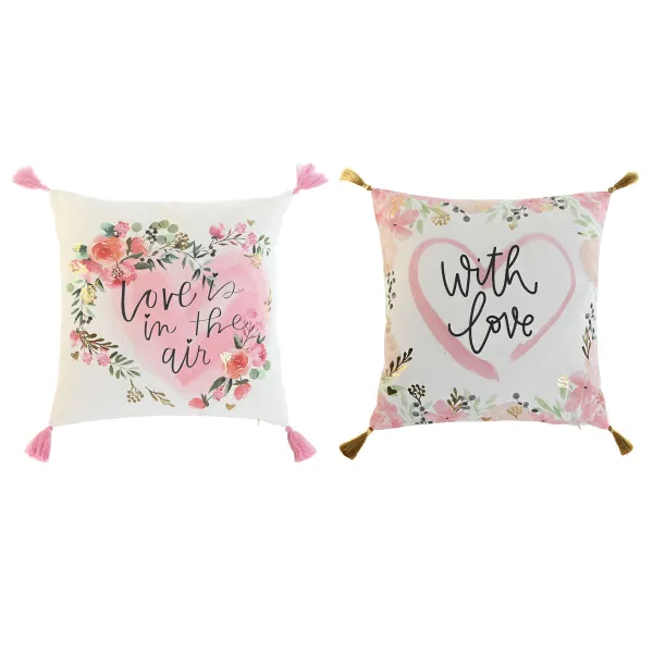 spilvens Home ESPRIT Romantiski 45 x 5 x 45 cm (2 gb.)