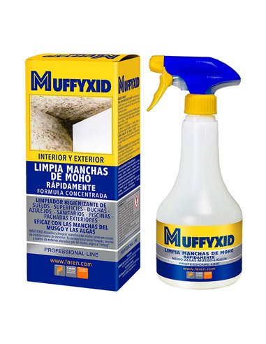 Disinfectant Spray Faren Muffycid Moss removal Active Chlorine 500 ml