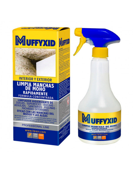 Disinfectant Spray Faren Muffycid Moss removal Active Chlorine 500 ml