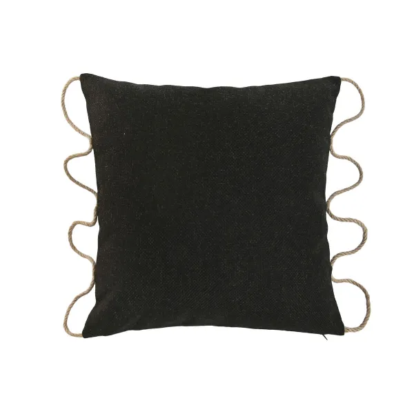 Pagalvėlė Home ESPRIT Juoda 45 x 15 x 45 cm