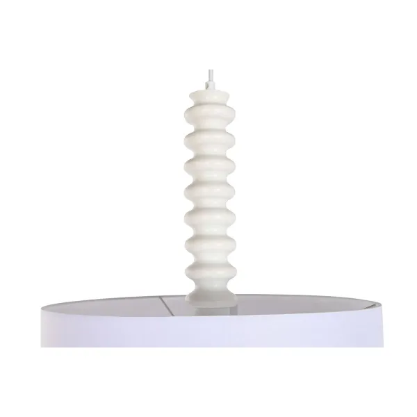 griestu gaismas Home ESPRIT Balts Dzelzs 40 x 40 x 50 cm