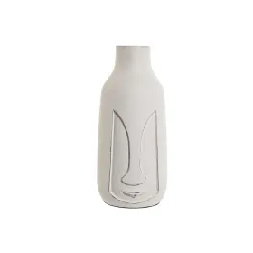 Vāze Home ESPRIT Balts Mango koks Moderns Seja 15 x 15 x 30 cm