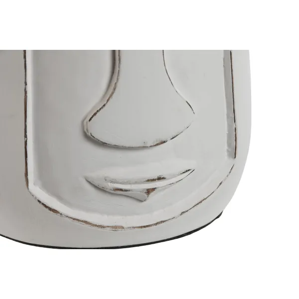 Vāze Home ESPRIT Balts Mango koks Moderns Seja 15 x 15 x 30 cm