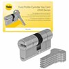 Security cylinder Yale 40 x 40 mm Brass