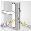 Security cylinder Yale 40 x 40 mm Brass