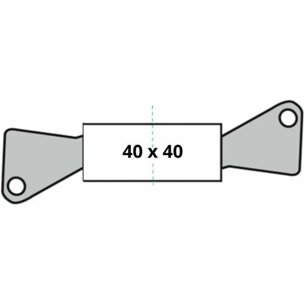 Security cylinder Yale 40 x 40 mm Brass