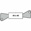 Security cylinder Yale 40 x 40 mm Brass