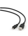 USB 2.0 A to Micro USB B Cable GEMBIRD (3 m) Black