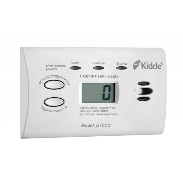 Oglekļa monoksīda detektors Kidde K7DCO