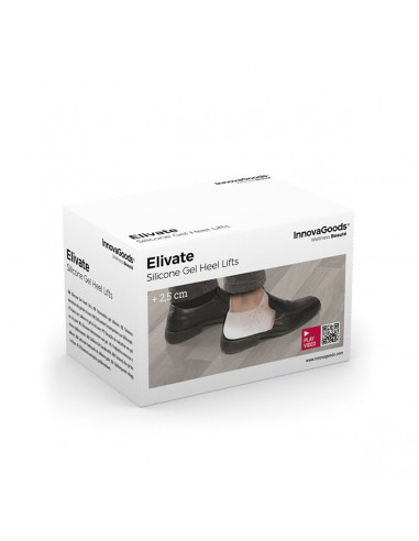 Silicone Gel Heel Lift Insoles Elivate InnovaGoods