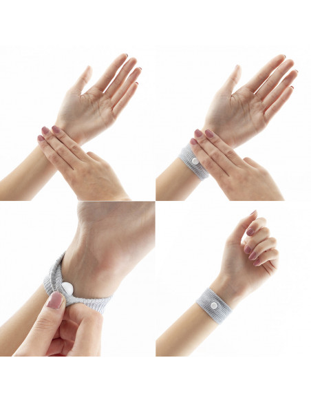 Anti-nausea bracelet with Nei-Kuan Pressure Point Nona InnovaGoods (Pack of 2)