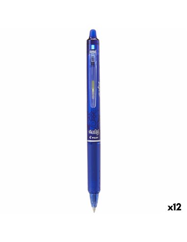 Liquid ink pen Pilot Frixion Clicker Blue 0,4 mm (12 Units)