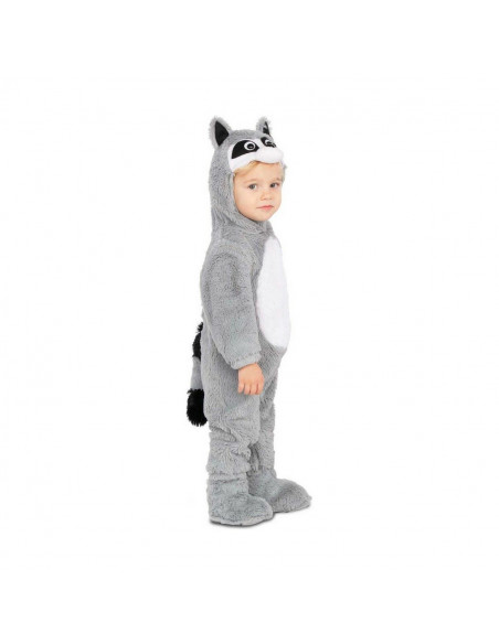 Costume for Babies My Other Me Grey 7-12 Months Racoon (3 Pieces)