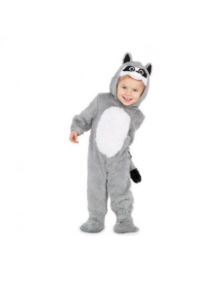 Costume for Babies My Other Me Grey 7-12 Months Racoon (3 Pieces)