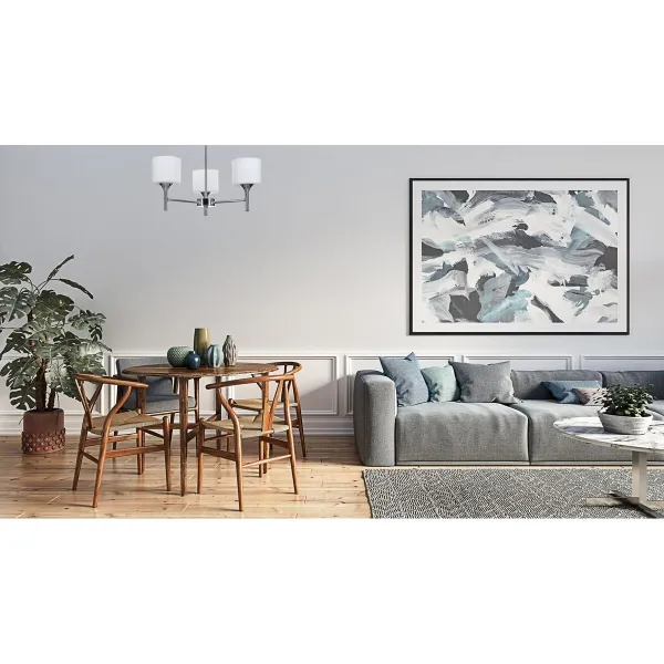 griestu gaismas Activejet AJE-MIRA 3P Balts Sudrabains Metāls 40 W