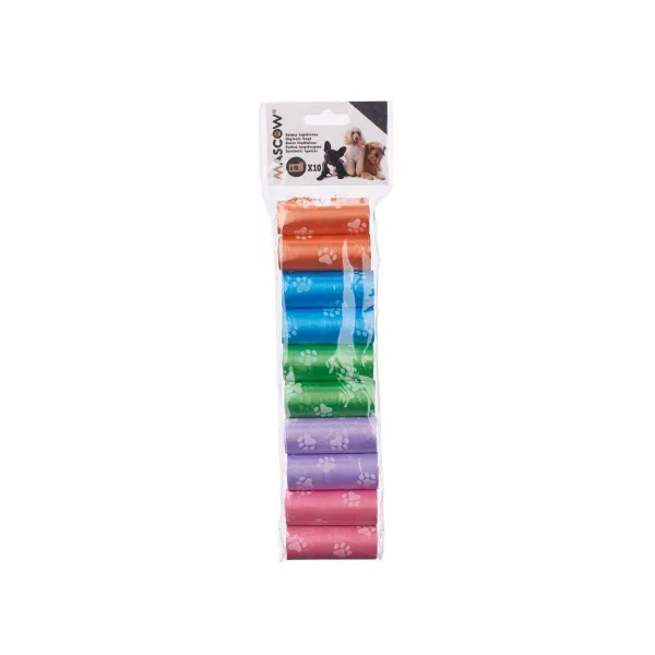 Set of Bags Mascow Green Pink Violet 9 x 30 x 2,5 cm Pets (12 Units)