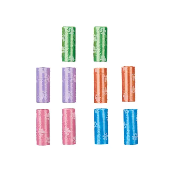 Set of Bags Mascow Green Pink Violet 9 x 30 x 2,5 cm Pets (12 Units)