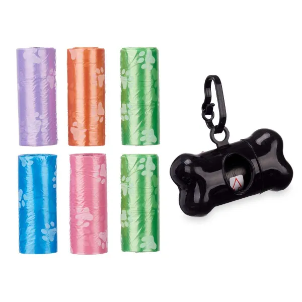 Pet Bag Dispenser Mascow Green Pink Violet 8,5 x 28,5 x 2,5 cm 8,5 x 29 x 4 cm Set (12 Units)