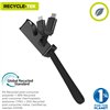 USB laidas Muvit MC167-RA-A Juoda