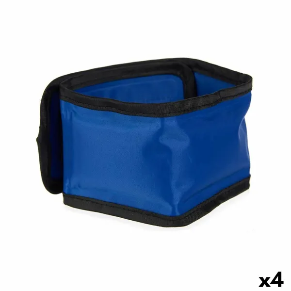 Dog collar Mascow Blue Black Polyester PVC Gel 6,5 x 1 x 45 cm Coolant (4 Units)