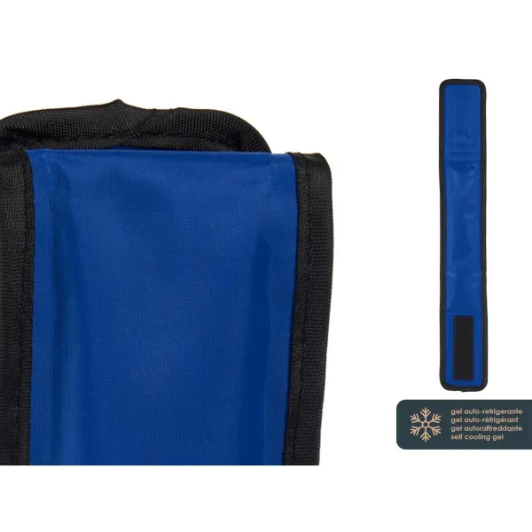Koiran kaulapanta Mascow Sininen Musta Polyesteri PVC Geeli 6,5 x 1 x 45 cm Jäähdytysaine (4 osaa)