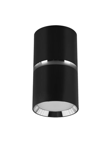 Потолочный светильник dior dwl gu10 черный/хром 100 x 55 x 55 мм