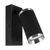 FRIDA WLL GU10 BLACK/CHROME