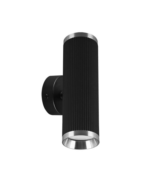 FRIDA wll 2xgu10 черный/хром декоративный светильник 170x60x90 мм