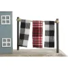 Dekoratīvās figūriņas Home ESPRIT Zils Sarkans Daudzkrāsains Mājas 25,5 x 9 x 13,5 cm (2 gb.)