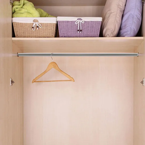 Wardrobe rod support Stor Planet Cintacor White Oval 15 x 25 mm (2 Units)