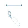 Spintos strypo atrama Stor Planet Cintacor Balta ovalus 15 x 25 mm (2 vnt.)