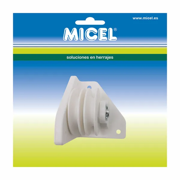 Шкив для маркизы Micel TLD20 Нейлон 7,3 x 7,3 x 8 cm Боковой Белый