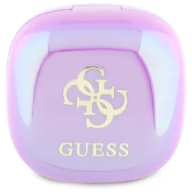 Guess 4G Printed Logo - Bluetooth TWS Headphones + Charging Case (Purple)