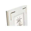 Foto rāmis Home ESPRIT Balts Bronza Misiņš Marmors Dabisks Shabby Chic 20 x 2 x 25 cm