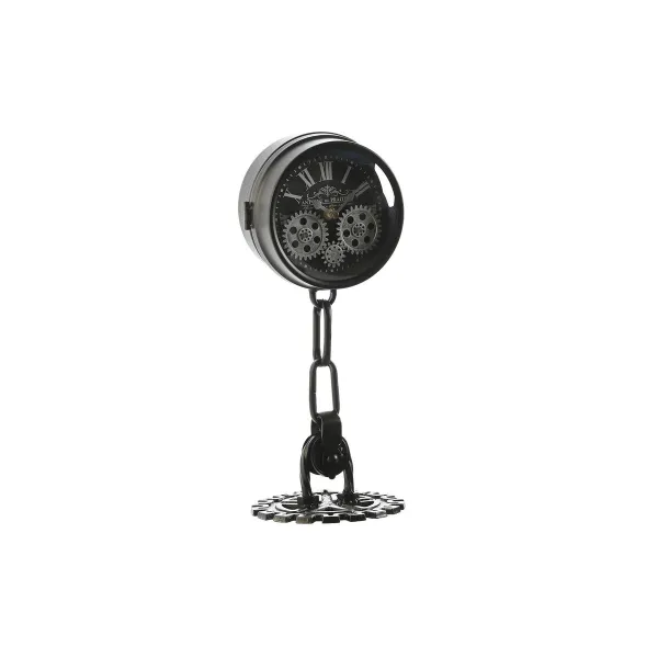 Настольные часы Home ESPRIT Balts Melns Sudrabains