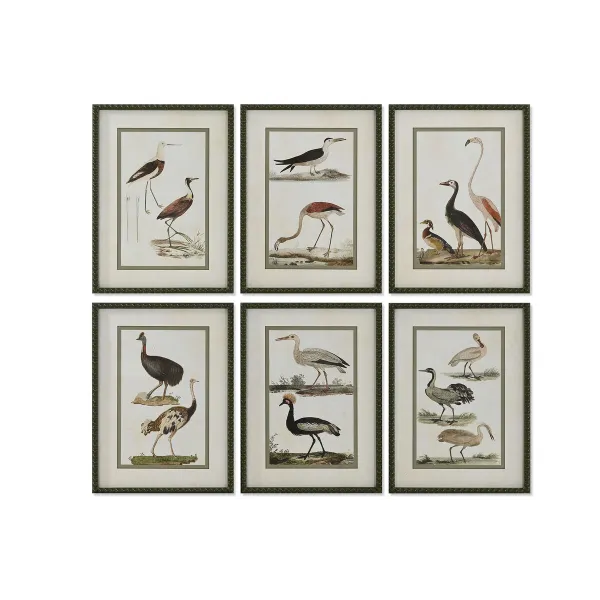 Maalaus Home ESPRIT Kristalli Koivu 40 x 2,5 x 54 cm 40 x 3 x 54 cm