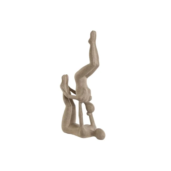 Koristehahmo Home ESPRIT Beige Yoga 21,4 x 8,8 x 40 cm