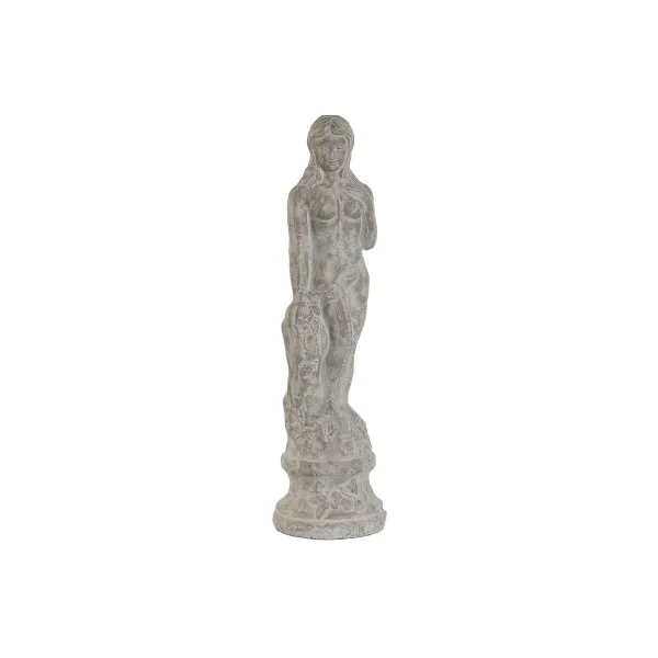 Dekoratīvās figūriņas Home ESPRIT Pelēks Dāma Romantiski Verouderde afwerking 17 x 17 x 61 cm