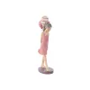 Декоративная фигура Home ESPRIT Розовый Мальва chica 7 x 11 x 27 cm