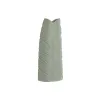 Vaza Home ESPRIT Žalia Keramikos dirbinys Tropinis Augalo lapas 21 x 10 x 50 cm