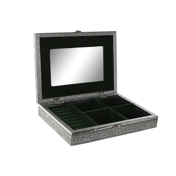 Korurasia Home ESPRIT Vihreä Hopeinen Puu Alumiini 27,5 x 20 x 5,4 cm