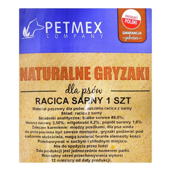 Koiran makupala Petmex Peura 100 g 1 Kappaletta
