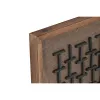 Painting Home ESPRIT Pinewood Recycled Wood 44 x 8 x 44 cm 40,2 x 4 x 40,2 cm