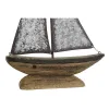 Koristehahmo Home ESPRIT Valkoinen Luonnollinen Kynttiläkone Vanhahtava viimeistely 26 x 6 x 34 cm