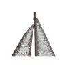 Koristehahmo Home ESPRIT Valkoinen Luonnollinen Kynttiläkone Vanhahtava viimeistely 26 x 6 x 34 cm