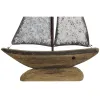 Dekoratyvinė figūrėlė Home ESPRIT Balta Natūralus Žvakių gamintojas Sendinta apdaila 35,3 x 8 x 46,5 cm